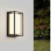 Φωτιστικό Φανάρι Επίτοιχο LED 12W 800lm 3000Κ Θερμό Φως Αλουμινίου Ανθρακί IP65 Isabella